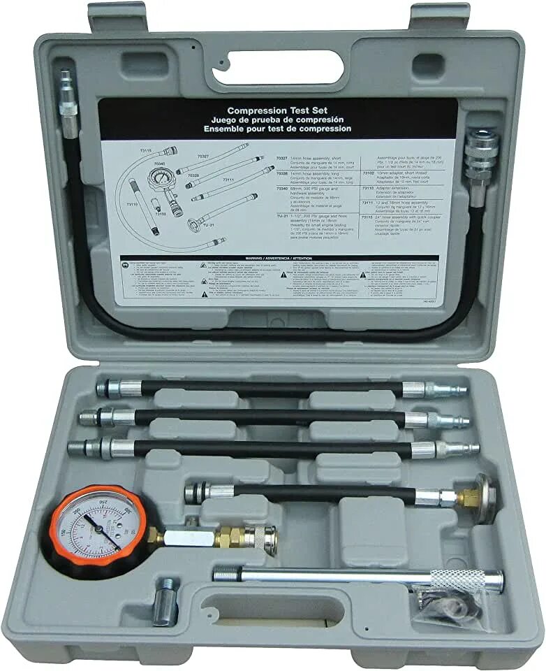 Test and set. Инструмент для сжатия труб. compression tester. компресион тестер сет набор. дизель тестер.
