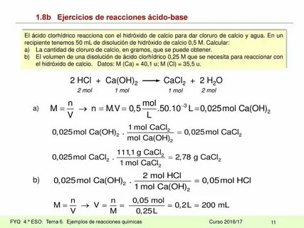 Ca hcl электронный баланс