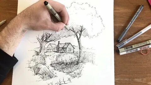 Pen Drawing for Beginners: Permanency, Texture and Composition, Sam  Gillett