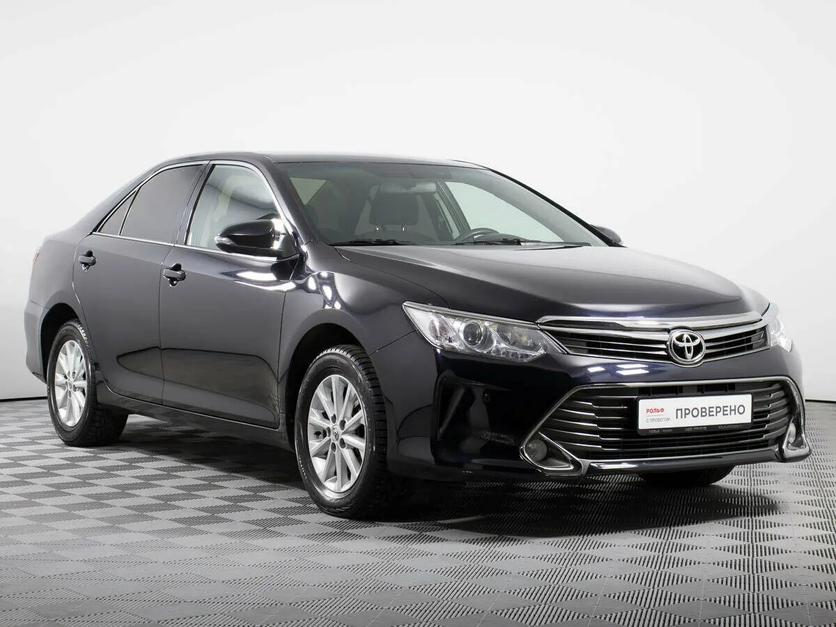 Toyota camry черный металлик