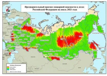 В июле на территории