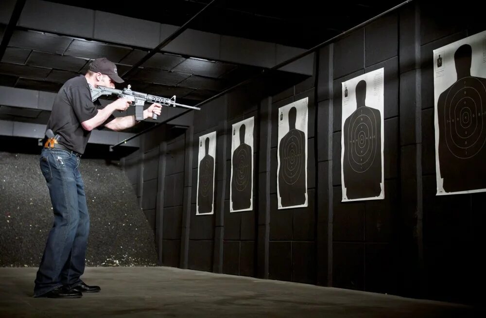 Помещение тира. Тир. Проектирование тиров. Современный тир. Оборудование для стрелковых тиров.