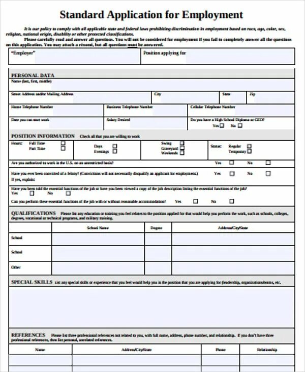 Job form. Application for employment. application form на английском. job application form образец заполнения. application for employment пример заполнения.