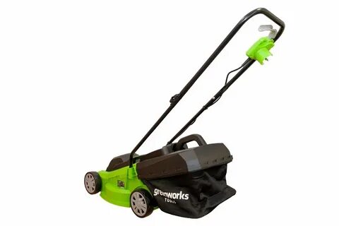 Электрическая газонокосилка greenworks