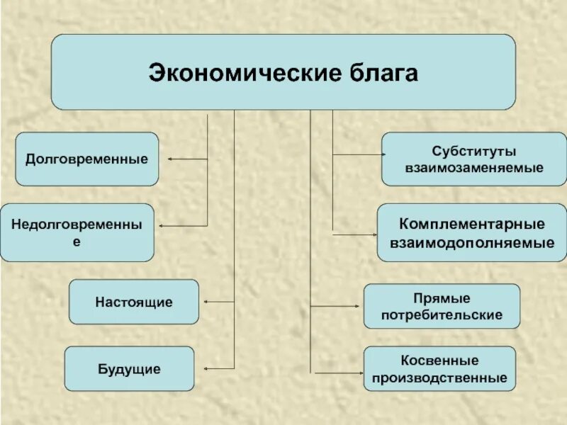 Что можно отнести к экономическим благом