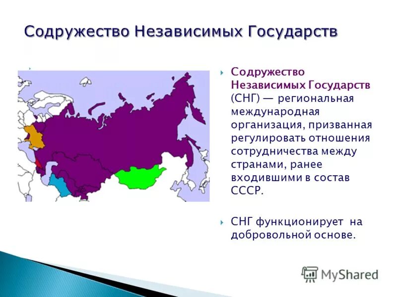 Статус независимых государств