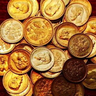 Золотая дореволюционная монета