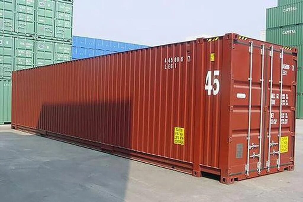 Контейнеры красноярск б у. 45 Футовый контейнер High Cube. Морской контейнер 45 футов. Контейнер 45 футов габариты. Контейнер 45 футов pw (Pallet wide).