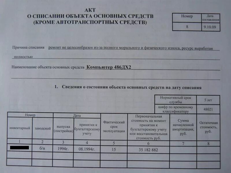 Причина списания телефона. Акт списания. Акт списания причина списания. Акт списания компьютерной техники. Акт списания ноутбука.