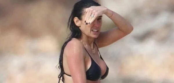 Demi Moore flashes a beaming smile as she steps out in Los Angeles