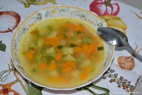 Сварить овощной суп без мяса вкусно