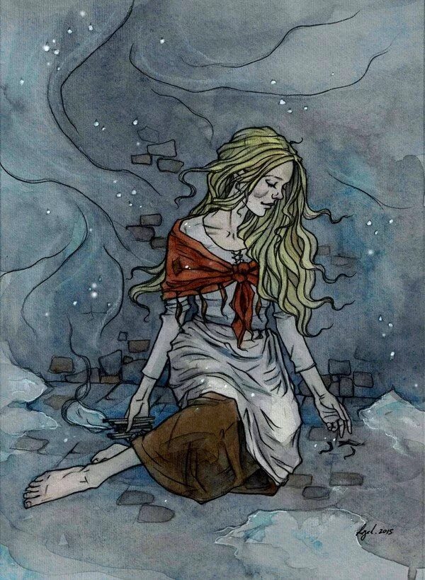 Девочка со спичками. Liga Klavina иллюстрации. Девочка со спичками иллюстрации. Девочка со спичками арт. Сказочные иллюстрации художницы Līga Kļaviņa.