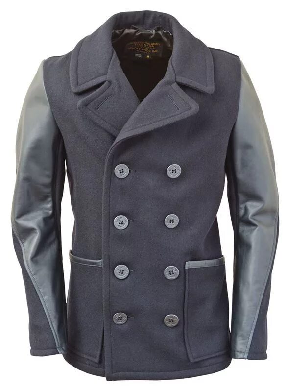 Бушлат размеры. Бушлат шерсть Schott Classic Melton Wool Navy Pea Coat 740 Black. Бушлат Schott 740. Бушлат Schott NYC. Schott бушлат Kriegsmarine.