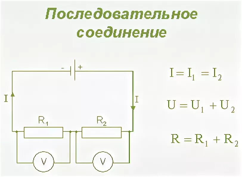 Последовательное соединение проводников 8 класс тест ответы