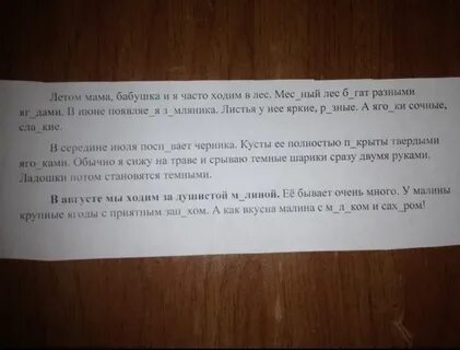 Диктант мы часто ходим