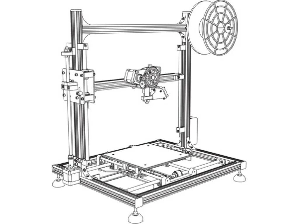 Элементы 3 д принтера. 3d printer k8200. 3d-принтер ultimaker чертеж. чертежи 3д принтера prusa i3. 3д принтер бизон.