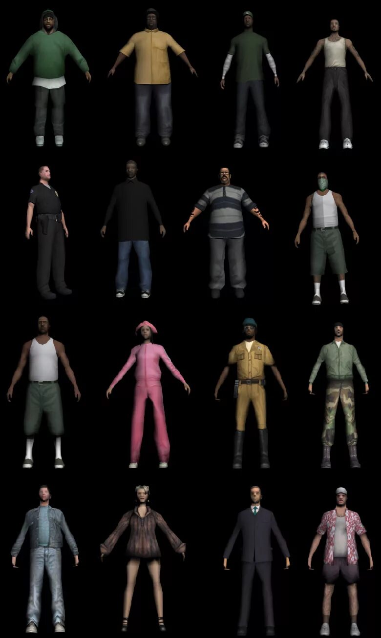 Beta version mod. Gta sa beta peds. gta 3 peds. персонажи гта сан андреас. gta san andreas beta npc.