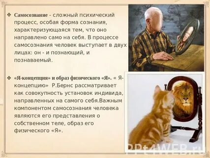 Самосознание человека это что