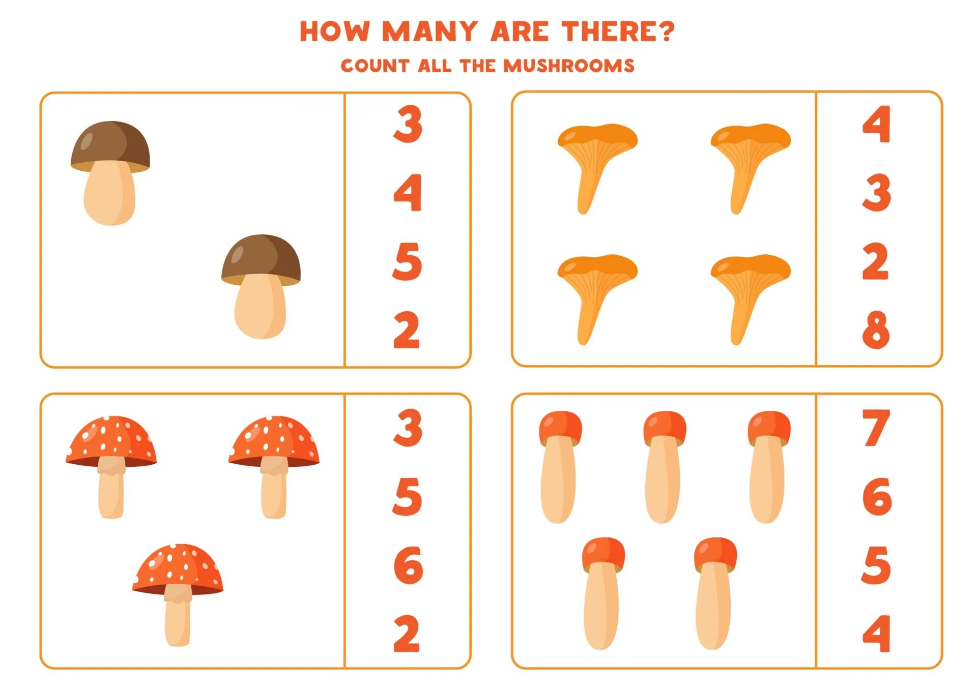 Mushrooms по английскому. Mushroom counting Worksheet. Mushroom activities for Kids. Mushrooms Worksheets for Kids. Mushroom глагол