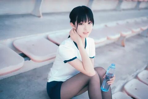 COS 福 利 COS 萌 妹 滄 霽 桔 梗 - 黑 絲 體 操 服 No.bb69ca 第 7 頁.