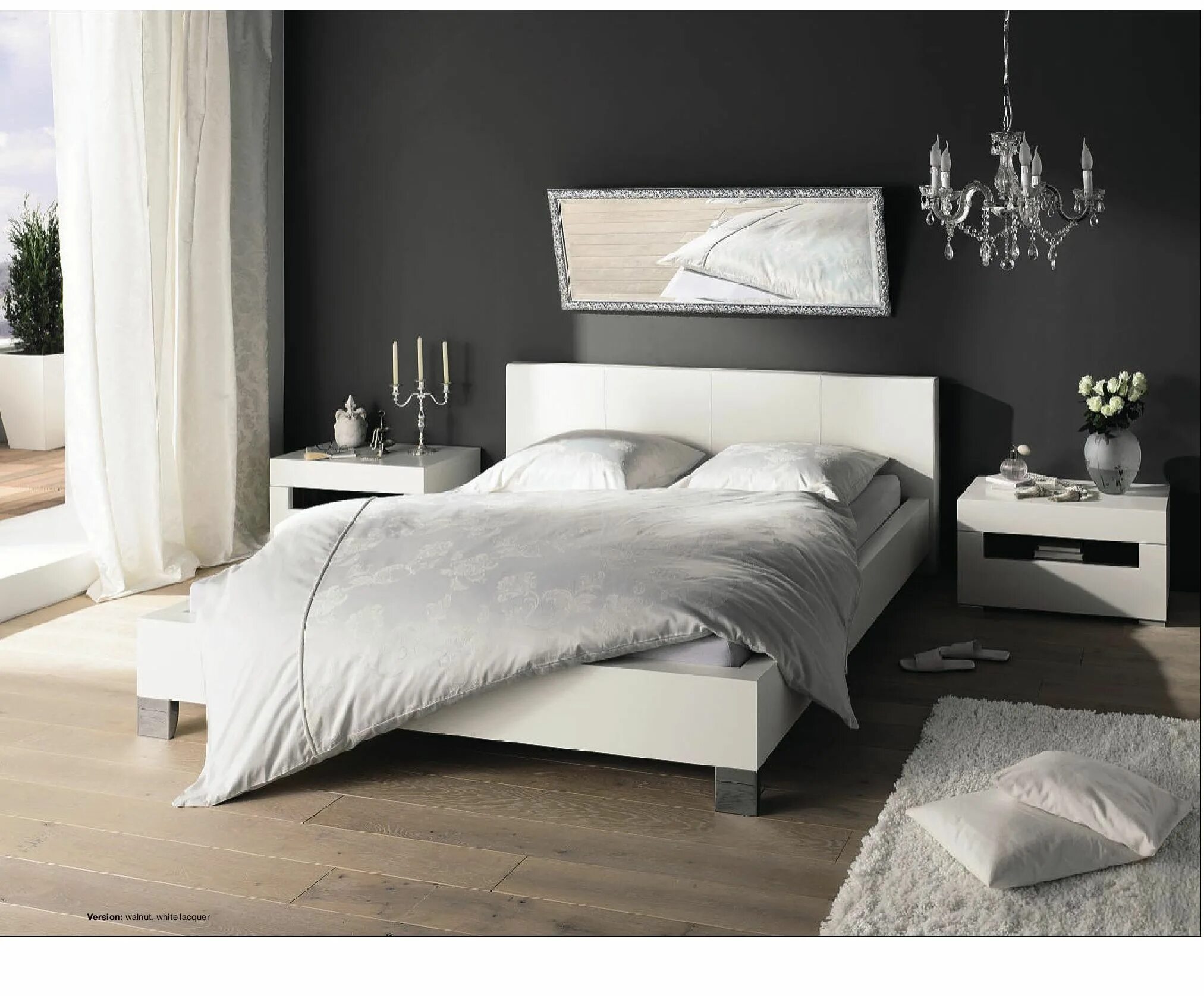 Спальня с белой кроватью. Кровать в спальню в современном стиле. Спальня с белой кроватью в современном стиле. Мебель для спальни в современном стиле. Simply click