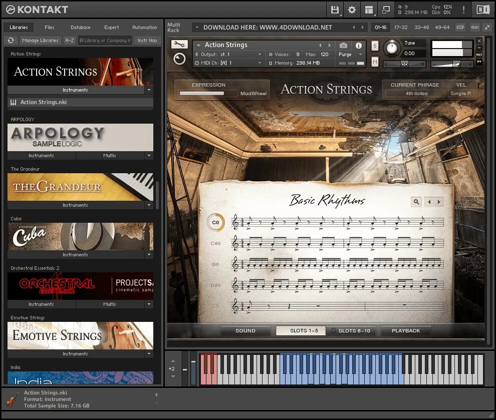 Cinematic strings. Cinematic strings