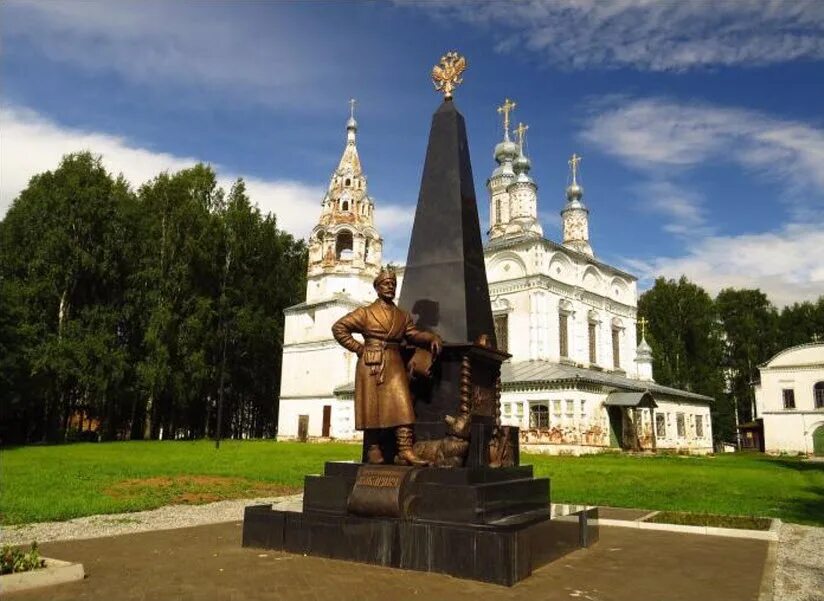 Устюг 3. Великий устюг памятник хабарову. памятник ерофею хабарову в великом устюге.