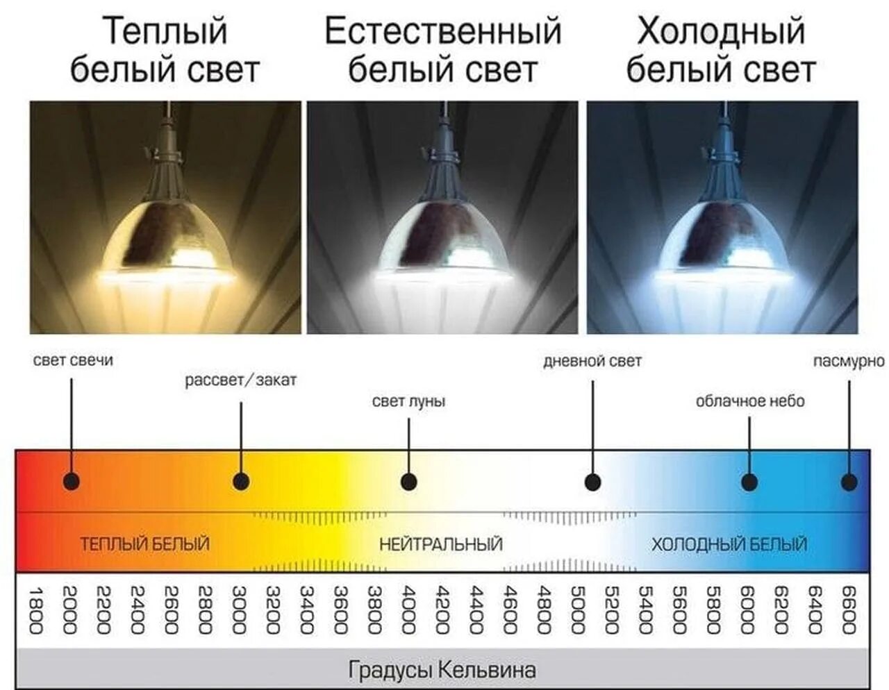 Включи теплый свет. Таблица света в Кельвинах светодиодных ламп. Температура теплого света светодиодной лампы. Лампа дневного света в Кельвинах. Кельвин единица в светодиодных ламп.