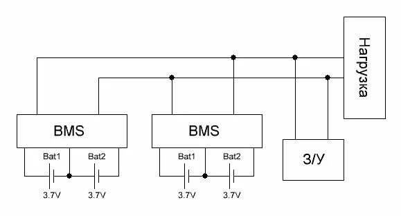 Схема подключения 2s. Bms параллельное соединение аккумуляторов. bms 1s схема подключения двух аккумуляторов. bms 2s схема подключения. последовательное соединение bms 2s.