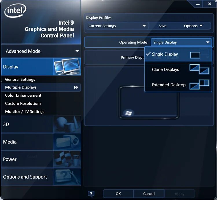 Панель управления Intel. Панель управления графикой Intel. Intel Graphics Driver.
