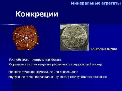 За счет веществ минерального