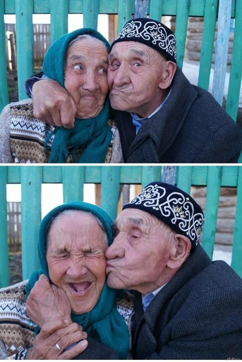 Есть три деда. Ишбика и Нуриян Абдразаковы. Бабушка и дедушка. Смешные старики. Прикольные старики и старушки.