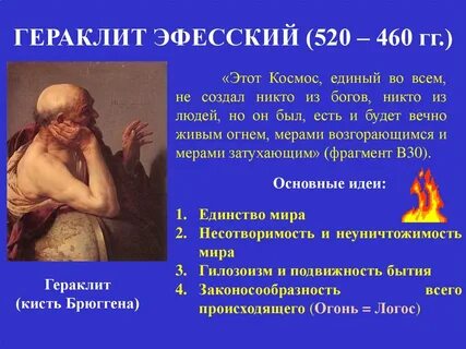 Учение гераклита