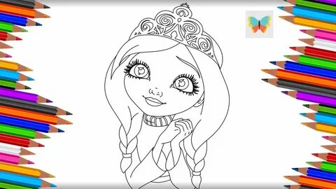 Как нарисовать царевну из мультика царевны