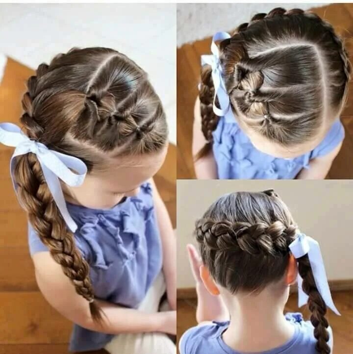 Grosgrain: Hair 17: Heart Ponytails Valentine's day hairstyles, Valentines hairs