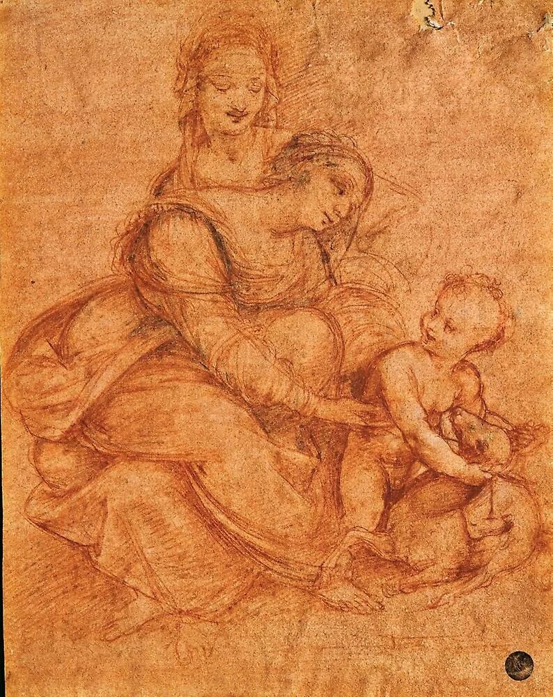 Леонардо Давинчи святое семейство. Мадонна с младенцем Леонардо да Винчи.