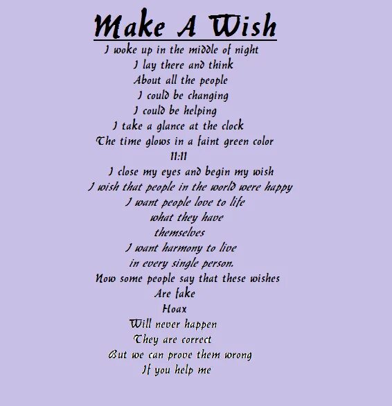 Give me a wish. Wish poem. Secret Wishes стих. Wish you poem. I Wish poem.