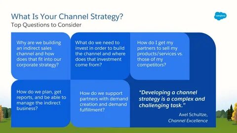 Channel sales