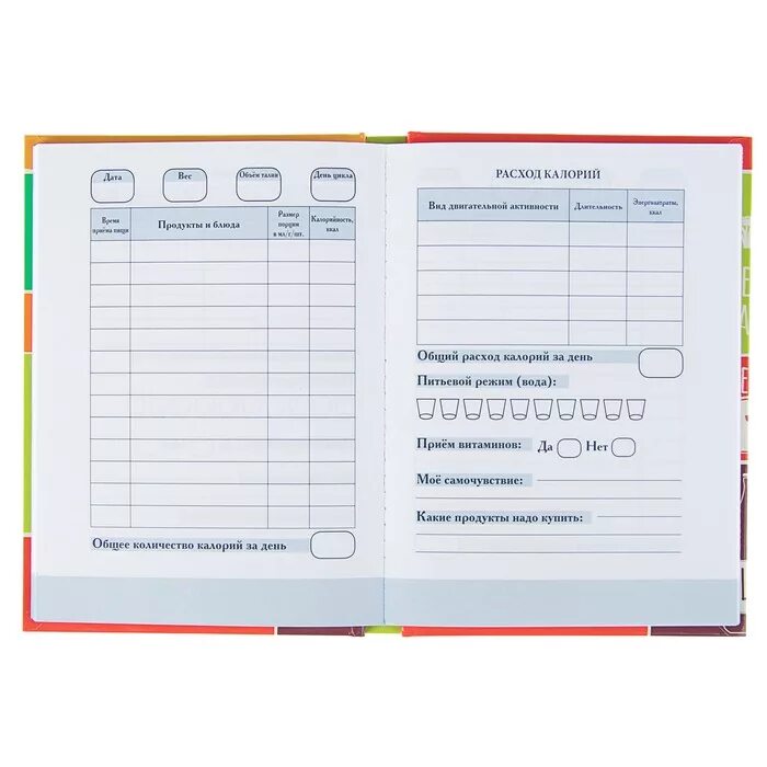 Дневник питания для похудения образец заполнения. Ежедневник по питанию. Ежедневникдя похудения. Ежедневник для похудения.