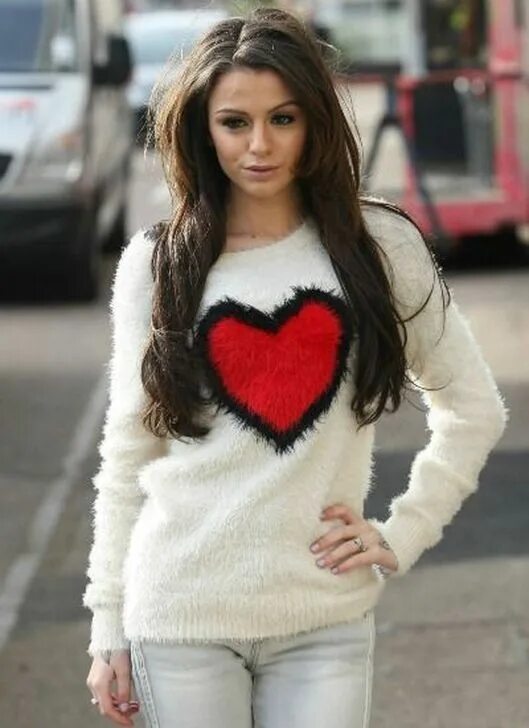 Valentine's Day cher. Wear heart