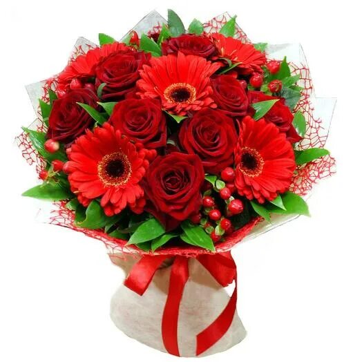 Букет из роз и гербер - Cyprus Flower