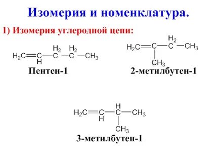Пентен 1 название продукта реакции
