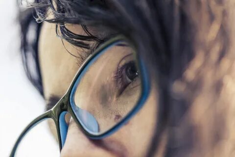 Blue eyes glasses