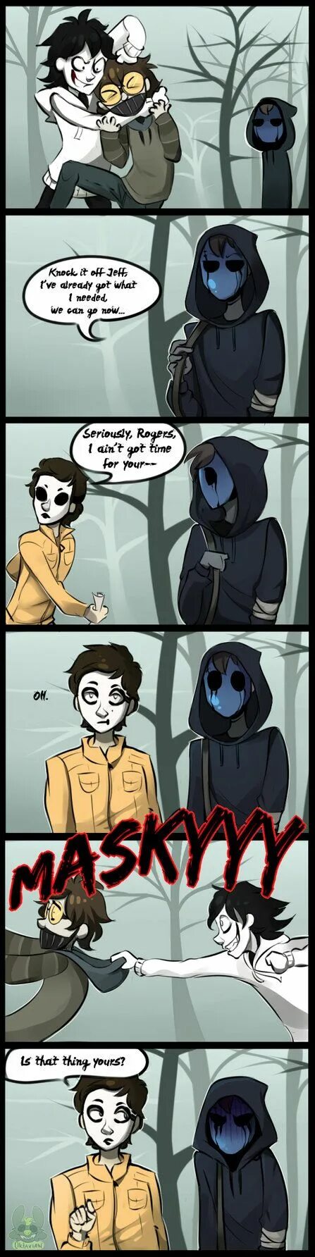 Creepypasta comics. Комиксы creepypasta на русском.