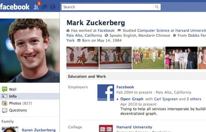 Фейсбук. Фейсбук в начале. Начало фейсбука. Mark page