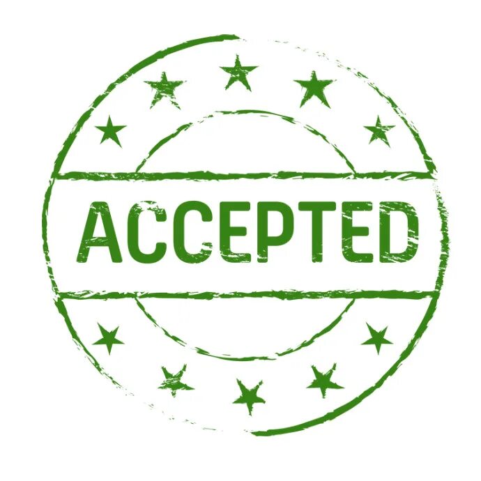 Печать accepted. Надпись accepted. Accept логотип. Штамп одобрено. Accepted send