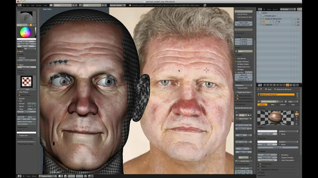Фотореалистичные люди в блендер. 3d-моделирование фотореалистичных изображений. Реалистичные изображения в блендер. Реалистичное текстурирование лица человека.