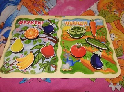 Игры на липучках овощи