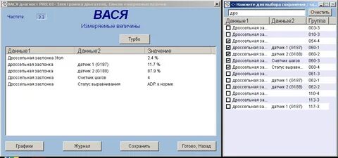Блоки измеряемых величин