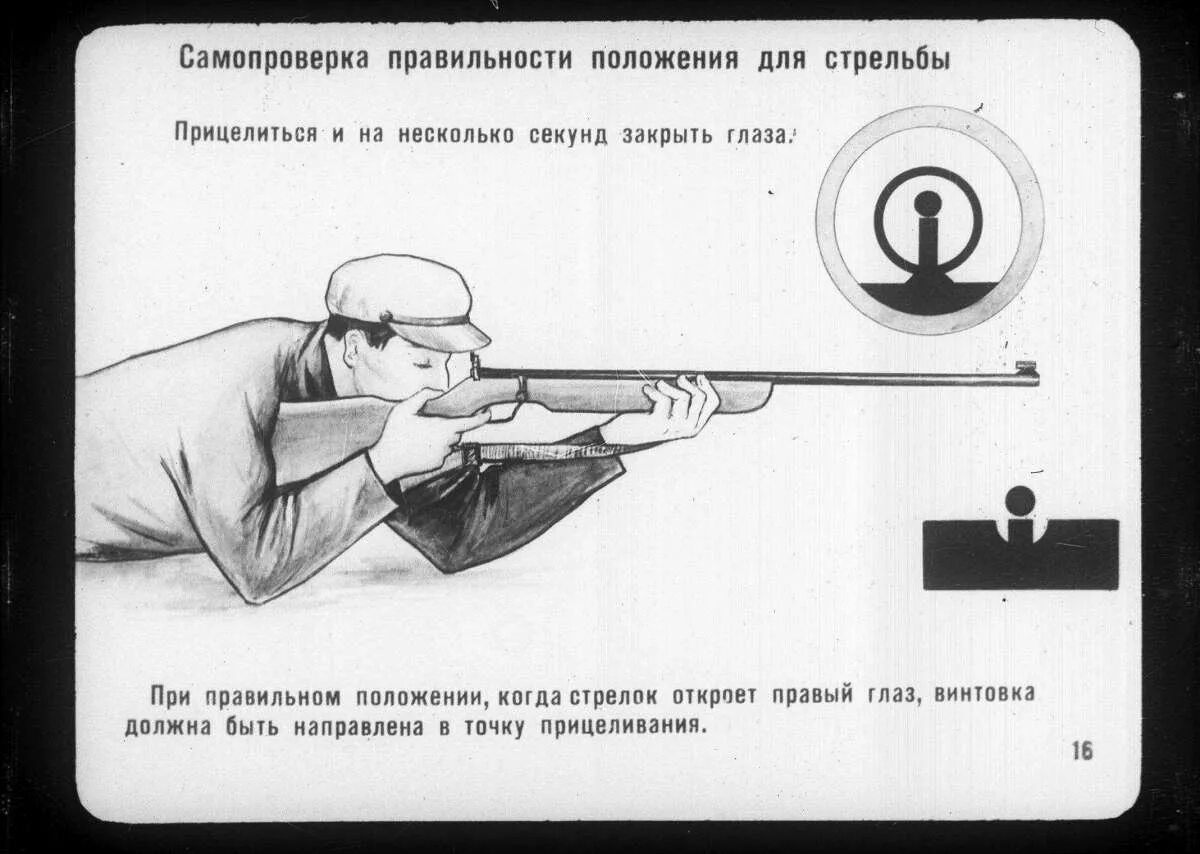 Закрывать глаз при стрельбе